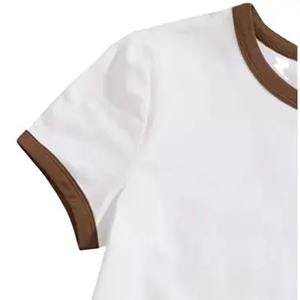 เสื้อครอปสำหรับผู้หญิงเสื้อกีฬาแขนสั้นลำลองแห้งเร็วระบายอากาศ - Product Image 4