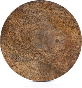 Sous-verres de la collection Heritage en bois et métal de 5 pouces de diamètre avec support en bois - Product Image 4