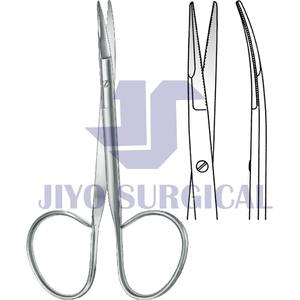 Tijeras Kaye de 11 cm, Tijeras Quirúrgicas de Acero Inoxidable, Rectas y Curvas, Instrumento de Corte de Precisión - Product Image 6