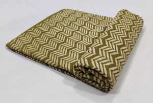 Bloc de main indien imprimé 100% coton tissu fabriqué à la main écologique traditionnel respirant à la main bloc imprimé coton tissu - Product Image 2