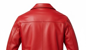 Veste en cuir longue tendance pour hommes en gros |   Style de rue décontracté |   Col en toile |   OEM/ODM - Product Image 4