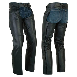 Chaparreras de cuero flexibles y cómodas para uso diario, estilo clásico, cuero premium, ajuste ajustable. - Product Image 4