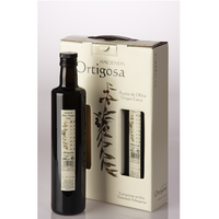 Juego de tres botellas de aceite de oliva virgen, 500ml, verde claro, para vestidor de cocina y servicios de alimentos