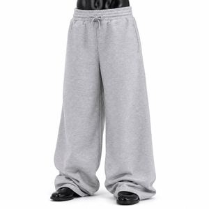 Pantalones Deportivos Anchos para Hombre, Corte Holgado, Cintura Elástica, Estilo Casual, para Descansar o Salir - Product Image 3