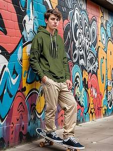 Sudadera con Capucha y Estampado Galáctico 3D, Bolsillos Grandes, Alta Calidad, Bajo MOQ, Sublimación Personalizada, Secado Rápido, 100% Algodón, Invierno - Product Image 4