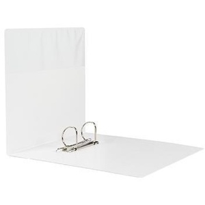Carpeta de Anillas Soennecken Extra Ancha de 37 mm DIN A4, 2 Anillas, Mecanismo en D, Polipropileno Blanco para Presentaciones - Product Image 1