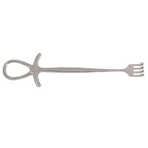 Murphy Retractor 4 pulgadas 4 puntas afiladas 28mm de ancho modificado mango de dedo instrumento quirúrgico Murphy Retractor - Product Image 4