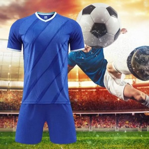 Maillot de football unisexe à col en V, imprimé, respirant, à rayures multicolores, en polyester, fabriqué par un fabricant professionnel - Product Image 5