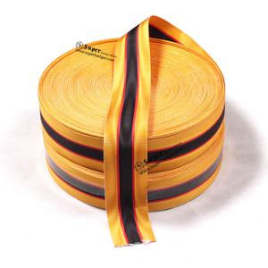 แถบริบบิ้น, ริบบิ้นผ้าม่าน (ม้วน) (สีขาว + สีดำ + สีม่วง + สีเขียวขุ่น + สีทอง) ริบบิ้นสายคาดเอว - Product Image 4