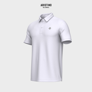 Aristino, verano para hombre, transpirable, para camisas, estilo europeo, informal, de negocios, longitud corta, tejido de punto sólido, poliéster reciclado - Product Image 2
