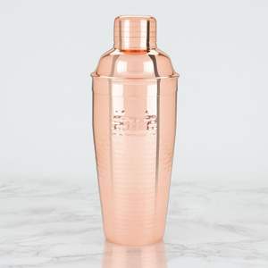 Hammered Copper Eco-Friendly 500ml/750ml Contemporary <b>Cocktail</b> <b>Shaker</b> Cobbler Strainer Copper Plated Drink Mugs for Parties - Product Image 5