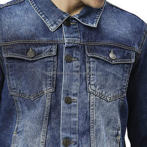 Chaqueta vaquera para hombre, diseño personalizado, OEM, alta calidad, venta al por mayor y personalizada - Product Image 5