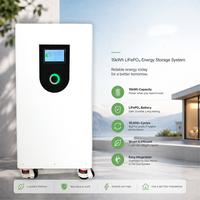 Batería de Litio Vertical Móvil de Ciclo Profundo 51.2V 300Ah 15kWh, 8000 Ciclos, 10 Años de Garantía para Almacenamiento de Energía Solar Residencial