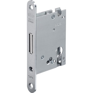 Stainless Steel 1308 PZ20/55 mm Mortise Lock with Rounded Faceplate for <b>Storage</b> <b>Lockers</b> BKS - Product Image 1