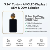 Solución de Panel AMOLED de 3.26 Pulgadas y 382x720 de BINTU Factory, Pantalla Inteligente de Alto Contraste para Robots de IA y Robots de Escritorio