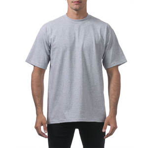 Camiseta Casual de Cuello Redondo para Hombre Pro Club, 100% Algodón, Gruesa, Ecológica, de Secado Rápido, Ajuste Holgado, Manga Corta para Adultos - Product Image 5