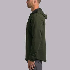 Pull en coton à manches longues à capuche décontracté pour hommes personnalisé Tops d'extérieur Sweatshirts décontractés pour hommes - Product Image 6