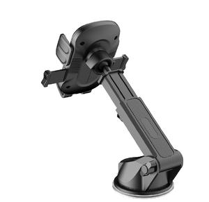 Techancy User Friendly Adjustable Height Portable Strong Adhesion ABS Plastic <b>Car</b> Dashboard <b>Mobile</b> <b>Phone</b> <b>Holder</b> Magnetic - Product Image 2