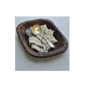 Ciotola per pasta in legno di alta qualità accessorio da cucina che serve mescolare insalata pasta di frutta riso ciotole per salsa di pesce artigianato naturale