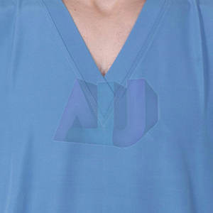 ชุดสครับผ้าฝ้ายเนื้อเนียนสำหรับใช้ในโรงพยาบาล น้ำหนักเบาและเป็นมิตรกับสิ่งแวดล้อม ออกแบบมาเพื่อความสบายในการเคลื่อนไหว ผ้าที่สวมใส่สบาย - Product Image 6