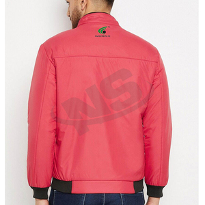 Blouson universitaire sur mesure de couleur unie pour homme – Qualité supérieure, tenue d'hiver, design unique, vêtements en gros, imperméable à l'avant - Product Image 2