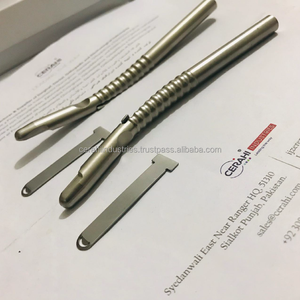 Grattoir à os dentaire électrique en acier inoxydable de haute qualité lame droite incurvée pour la greffe osseuse Cerahi Industries classe I - Product Image 2