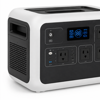 Station d'alimentation portable 300W 500W 1000W avec batterie LiFePO4, générateur solaire pour la maison, le camping-car, le camping et les situations d'urgence