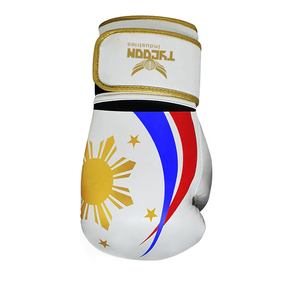 Guantes de boxeo de cuero auténtico/PU con logotipo personalizado, bolsa Muaythai, guantes de kick boxing, guantes de boxeo de alta densidad de varias capas - Product Image 6