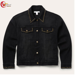 Nouveau design de veste en jean pour hommes de couleur unie veste en jean pour hommes streetwear veste d'hiver en jean pour hommes - Product Image 1
