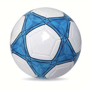 Ballon de football pakistanais cousu à la machine, balle de match de football, dernière conception, taille 5, balles de meilleur match en cuir PU - Product Image 1