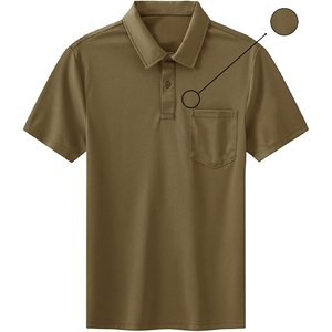 Nouveau polo pour homme de qualité supérieure en coton peigné avec logo personnalisé disponible en stock coupe classique - Product Image 2