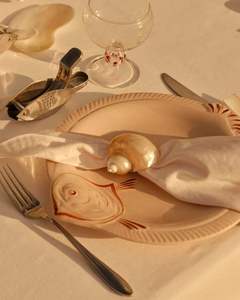 Polished <b>Conch</b> Shell Napkin <b>Ring</b> Natural Crafts for Restaurant Decorative Use From 99 Gold Data - Product Image 3