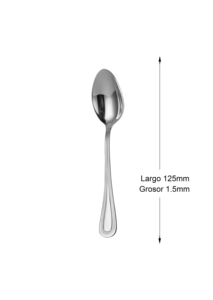 Mr.Spoon Serie Bola, Cuchara de Café 125 mm, Acero Inoxidable 18/0, Plateado, Apto para Lavavajillas, Ideal para Hostelería y Restaurantes - Product Image 2