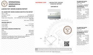 Piedra de Laboratorio con Certificación IGI, Corte Cojín Modificado, Color Rosa Intenso de 0.76ct, Claridad VS2, 574355130 - Product Image 5