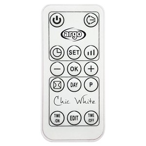 Calentador Eléctrico Termoventilador CHIC Blanco de 2000W para Argo, Capacidad de 60m, Modelo 191070198 - Product Image 3