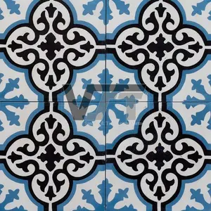 Hot Selling Affordable Price Quick Delivery Traditional Encaustic Cement Handmade Tile Soft Lines In Vietnam