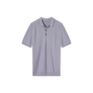 <b>Men's</b> Quality Cotton Work for Polo <b>Shirt</b> with Oversized Collar <b>Purple</b> Color Oversized Polos Quality Work for Polo - Product Image 3