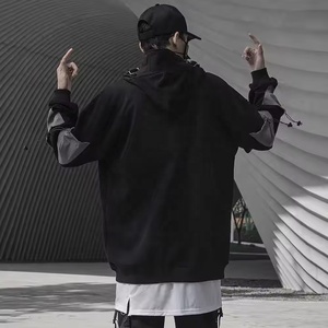 Sudadera con Capucha Techwear para Hombre, Sudaderas Techwear Personalizadas, Chaqueta Urbana 100% Algodón, Sudaderas Techwear Cyberpunk para Hombre - Product Image 2