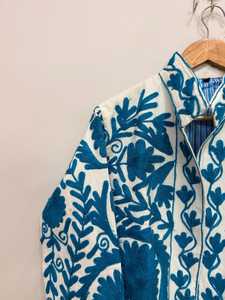 White <b>Jacket</b> Suzani <b>Jacket</b> Embroidered <b>Jacket</b> For Women <b>Hippie</b> <b>Jacket</b> Velvet <b>Jacket</b> Indian Wholesaler Of Winter <b>Jacket</b> - Product Image 6