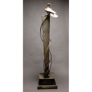Sculptures d'œuvres d'art abstraites en métal fabriquées à la main sur mesure Accent décoratif tendance Fabriqué au format corde en aluminium Fournitures manufacturées - Product Image 2