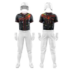 Impresión digital uniformes de béisbol en blanco al por mayor sublimación personalizada malla béisbol Jersey adultos profesional béisbol Jersey - Product Image 2