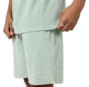 เซ็ตกางเกงขาสั้นสำหรับผู้ชายชุดเสื้อกางเกงคาร์โก้ผ้าคอตตอนสามส่วนแบบลำลองแห้งเร็ว - Product Image 4