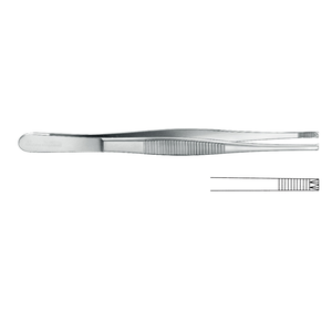 Fórceps de tejido Adlerkreutz de acero inoxidable de alta calidad, 2x3 dientes, 15cm / 6 ", fabricante de instrumentos quirúrgicos - Product Image 6