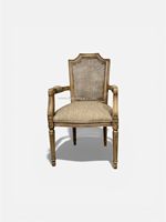 Chaise de salle à manger classique, style vintage, artisanat, tons de bois riches avec rembourrage en peluche pour une expérience de siège confortable