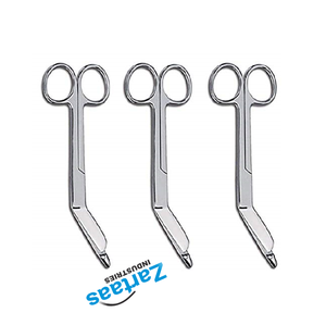 กรรไกรตัดผ้าพันแผลจากลิสเตอร์ขนาด5.5นิ้วชุดผ่าตัด3ชิ้นเกรดสูงทำจากสเตนเลส - Product Image 5