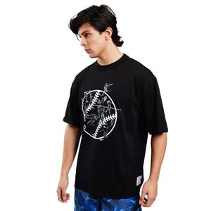 Venta al por mayor OEM 100% algodón orgánico de gran tamaño Boxy Fit camiseta personalizada de manga corta con serigrafía camiseta de los hombres para la venta - Product Image 4