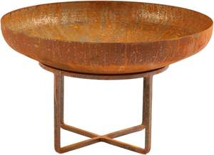 Patio trasero decorativo al aire libre metal hoguera tazón hecho a mano diseño rústico acero calentador de leña perfecto para el calor - Product Image 5