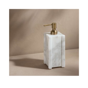 Sleek Marble <b>Soap</b> Pump <b>Refillable</b> Countertop Dispenser for <b>Hand</b> <b>Soap</b> Lotion Elegant Bathroom Kitchen Accessory - Product Image 4