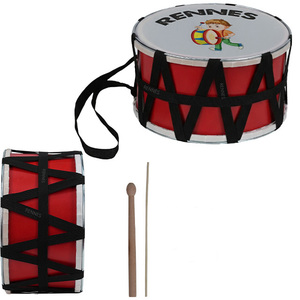 กลองเด็ก Rennes DVL-30RD ดีไซน์พิเศษ ขนาด 30 ซม. ทำจากไม้เบิร์ช หนังกลองเคลือบน้ำมัน เครื่องดนตรีประเภทเคาะแบบพกพาสำหรับเด็ก - Product Image 3