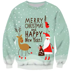 Unisex <b>Christmas</b> Shirts for Men Women Graphic Pullover Hooded Sweatshirt with Pockets With Your Own Logo - Product Image 1